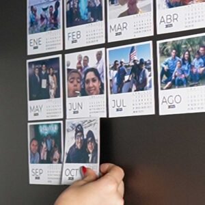 Calendario foto de familia con imán personalizadas - Image 2