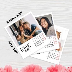 Calendario foto de familia con imán personalizadas - Image 4