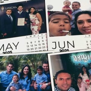 Calendario foto de familia con imán personalizadas - Image 3
